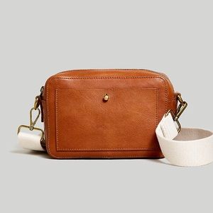 madewell transport camera bag - english saddle